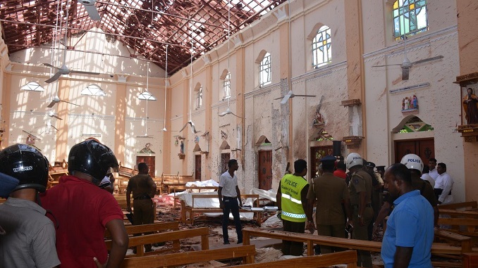 Two Archdiocesan Churches under Attack on Easter Sunday, Colombo in Sri Lanka 21.04